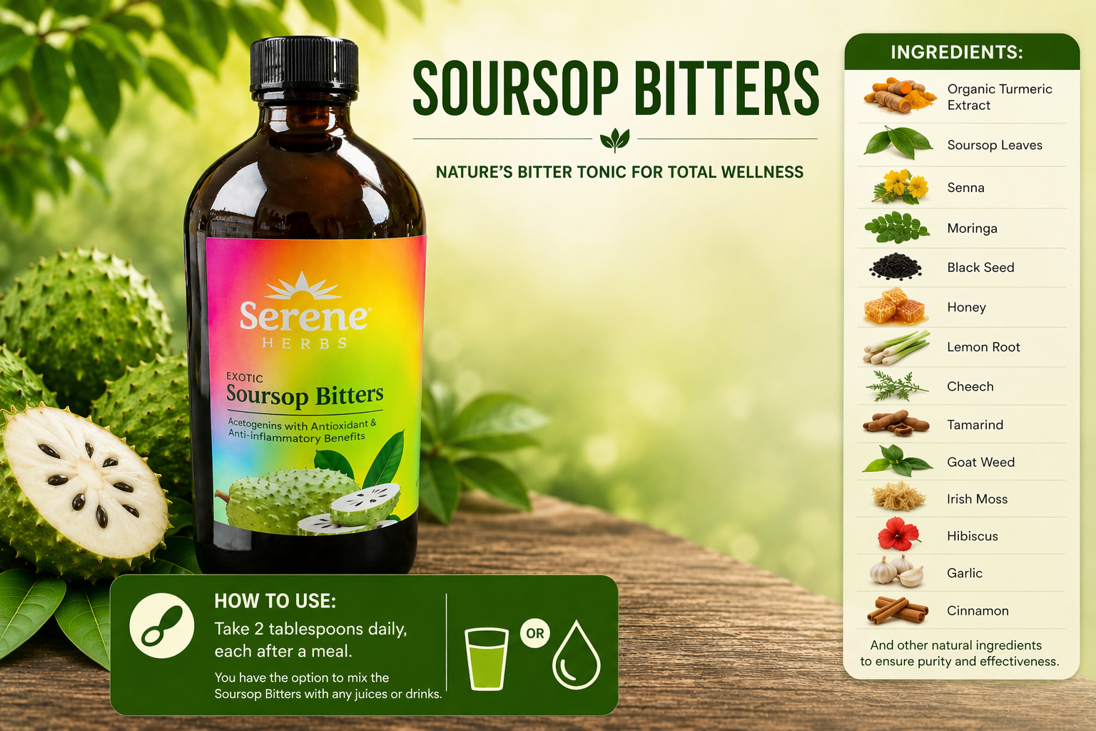 Serene Soursop Bitter