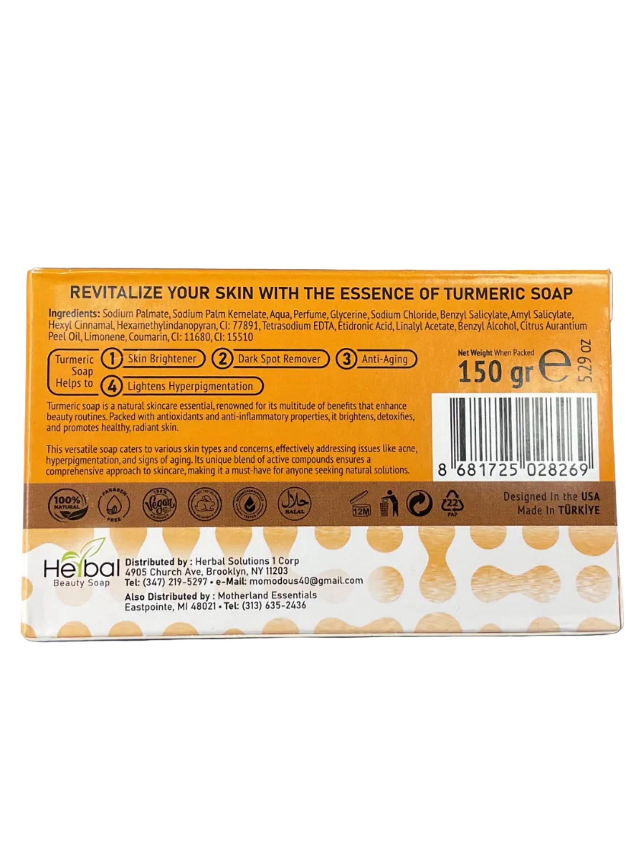 Herbal Turmeric Soap