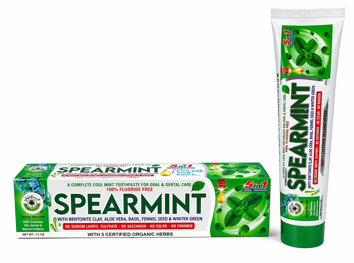 Organic Spearmint Tothpaste