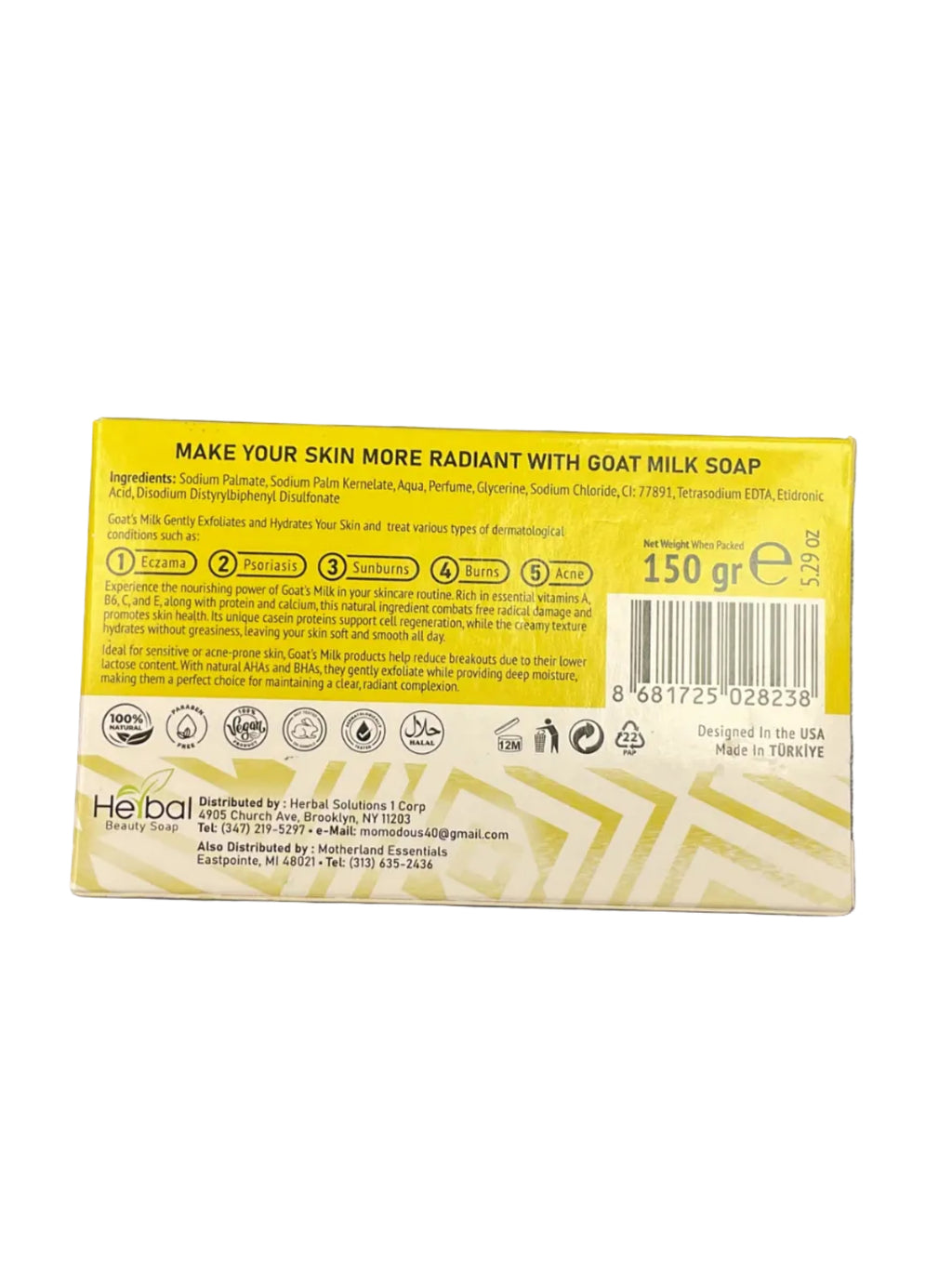 Herbal Goat Milk Soap