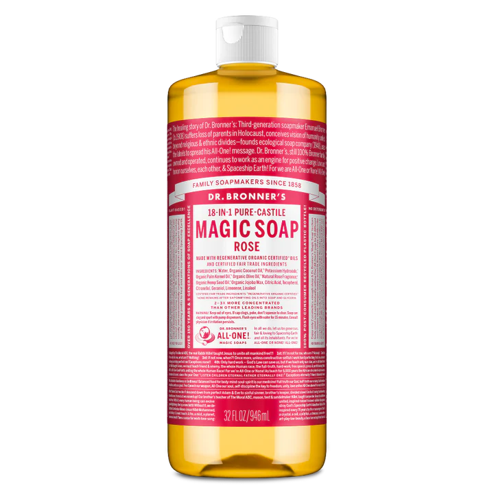 Dr. Bronner’s Peppermint – Pure-Castile Magic Soap